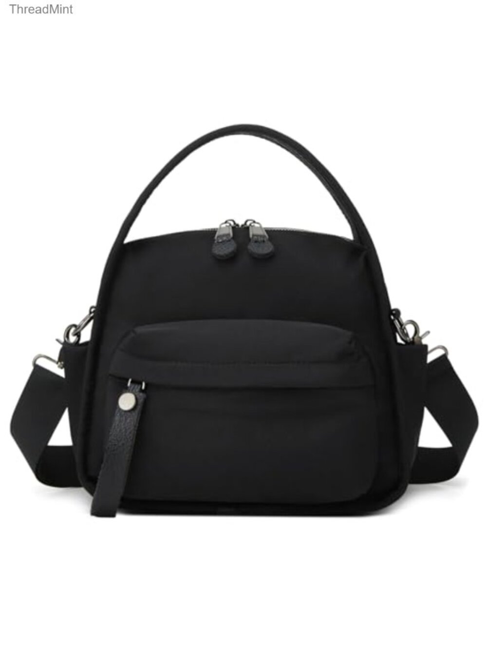 Lightweight Nylon Crossbody Bag Women Small Slouchy Tote Shoulder Purse